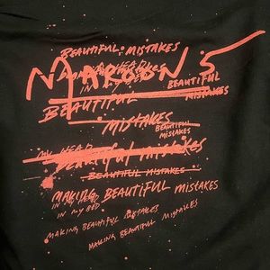Maroon 5 back hoodie